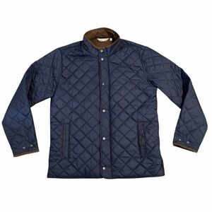 Peter Millar Navy Quilted Jacket